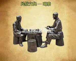 仿銅民俗文化雕塑